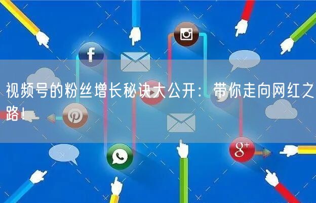 视频号的粉丝增长秘诀大公开：带你走向网红之路！